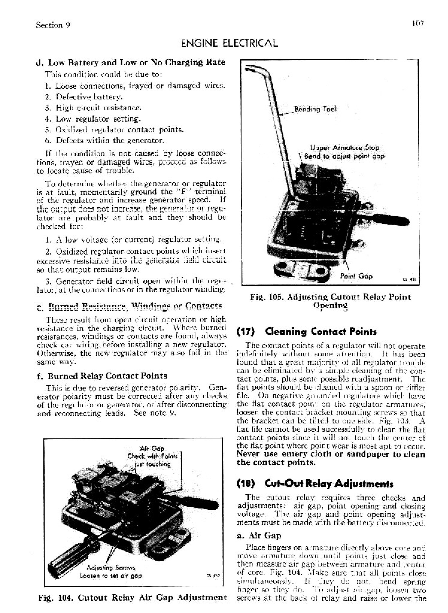 1949 Cadillac Shop Manual- Engine Electrical Page 12 Of 17